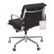Black Leather EA-217 Office Chair by Charles Eames for Vitra, Image 4