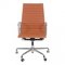 Cognac Leather EA-119 Office Chair by Charles Eames for Vitra 2