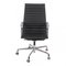 Black Leather EA-19 Office Chair by Charles Eames for Vitra, Image 2