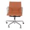 Chaise de Bureau Ea-117 en Cuir Cognac par Charles Eames pour Vitra 2