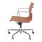 Chaise de Bureau Ea-117 en Cuir Cognac par Charles Eames pour Vitra 3