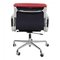 Dark Red Leather Softpad Ea-217 Office Chair by Charles Eames for Vitra, 2000s, Image 6