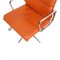 Chaise de Bureau Softpad Ea-217 en Cuir Cognac par Charles Eames pour Vitra, 2000s 4