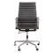 Dark Brown Leather Ea-119 Office by Charles Eames for Vitra, 2000s, Image 1