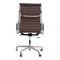 Dark Brown Leather Ea-119 Office by Charles Eames for Vitra, 2000s 3