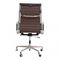 Dark Brown Leather Ea-119 Office by Charles Eames for Vitra, 2000s, Image 3