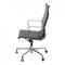 Black Leather and Chrome Ea-119 Office Chair by Charles Eames for Vitra 3