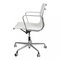 Weißer Ea-117 Bürostuhl aus Leder von Charles Eames für Vitra, 2000er 4