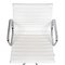 Chaise de Bureau Ea-117 en Cuir Blanc par Charles Eames pour Vitra, 2000s 5