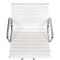 Weißer Ea-117 Bürostuhl aus Leder von Charles Eames für Vitra, 2000er 5