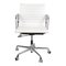 Chaise de Bureau Ea-117 en Cuir Blanc par Charles Eames pour Vitra, 2000s 1