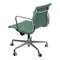 Chaise de Bureau Ea-117 en Tissu Vert et Chrome par Charles Eames pour Vitra 4