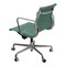 Green Fabric and a Chrome Ea-117 Office Chair by Charles Eames for Vitra 4