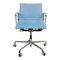 Chaise de Bureau Ea-117 en Tissu Bleu par Charles Eames pour Vitra 1