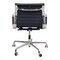 Black Leather and Chrome Ea-117 Office Chair by Charles Eames for Vitra 6