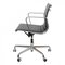 Black Leather and Chrome Ea-117 Office Chair by Charles Eames for Vitra 5