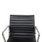 Black Leather and Chrome Ea-117 Office Chair by Charles Eames for Vitra 3