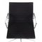 Chaise de Bureau Ea-117 en Tissu Hopsak Noir par Charles Eames pour Vitra, 1990s 5