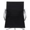 Chaise de Bureau Ea-117 Noire et Chrome par Charles Eames pour Vitra, 1990s 2