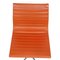 Chaise de Bureau Ea-115 en Cuir Cognac par Charles Eames pour Vitra, 2000s 2