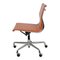 Chaise de Bureau Ea-115 en Cuir Cognac par Charles Eames pour Vitra, 2000s 6