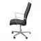 Black Leather Medium High Back Oxford Office Chair by Arne Jacobsen, 2000s 3