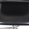 Medium High Back and Original Black Leather Oxford Office Chair by Arne Jacobsen 4