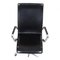 Medium High Back and Original Black Leather Oxford Office Chair by Arne Jacobsen 2