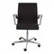 Grey Fabric and Chrome Oxford Office Chair by Arne Jacobsen 1