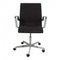 Grey Fabric and Chrome Oxford Office Chair by Arne Jacobsen, Image 1