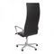 Black Leather High Oxford Office Chair by Arne Jacobsen 4