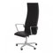 Black Leather High Oxford Office Chair by Arne Jacobsen 2
