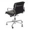 Black Leather Ea-217 Office Chair by Charles Eames for Vitra, Image 4