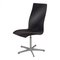 Black Fabric Oxford Chair by Arne Jacobsen, 1960s, Image 2