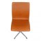 Walnut Aniline Leather Oxford Chair by Arne Jacobsen 5