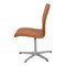 Walnut Aniline Leather Oxford Chair by Arne Jacobsen, Image 4