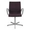 Silla Oxford de tela gris oscuro de Arne Jacobsen, 2009, Imagen 1