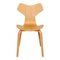Oak Grand Prix Chair by Arne Jacobsen for Fritz Hansen, 1950s 1