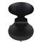 Black Lazur Ant Chairs by Arne Jacobsen for Fritz Hansen 3