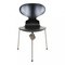 Black Lazur Ant Chairs by Arne Jacobsen for Fritz Hansen 1