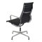 Taburete Ea-109 de cuero negro de Charles Eames para Vitra, Imagen 4