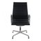 Black Leather Ea-109 Stool by Charles Eames for Vitra 2