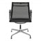 Schwarzer Mesh Ea-108 Stuhl von Charles Eames für Vitra 2