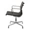 Silla Ea-108 de cuero negro de Charles Eames para Vitra, Imagen 3