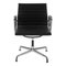 Silla Ea-108 de cuero negro de Charles Eames para Vitra, Imagen 2