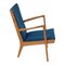 Ap-16 Chair with Blue Fabric by Hans J. Wegner, Image 3