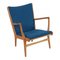 Ap-16 Chair with Blue Fabric by Hans J. Wegner 1