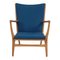 Ap-16 Chair with Blue Fabric by Hans J. Wegner, Image 2