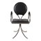 PH 506 Sessel mit schwarzem Leder von Poul Henningsen 1