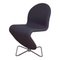 Sedia 123 con stoffa grigia di Verner Panton per Fritz Hansen, Immagine 1